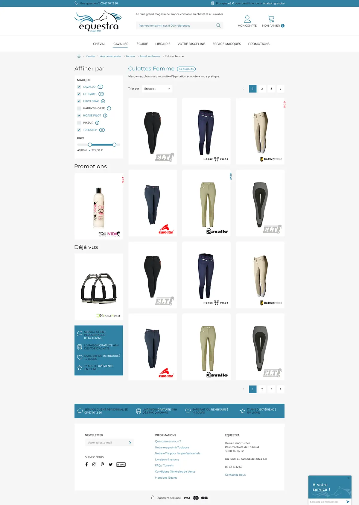 Equestra - design - catégorie