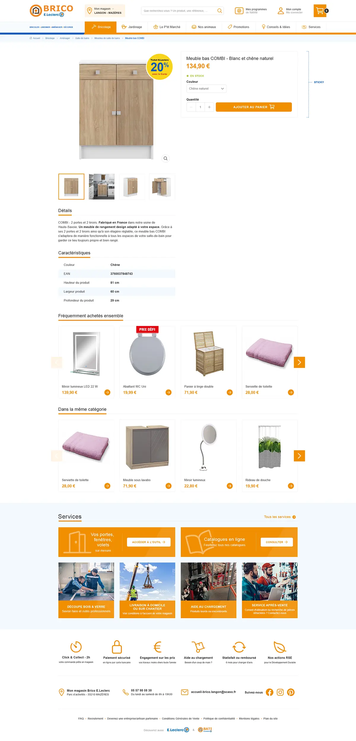 Brico E.Leclerc - design - produit