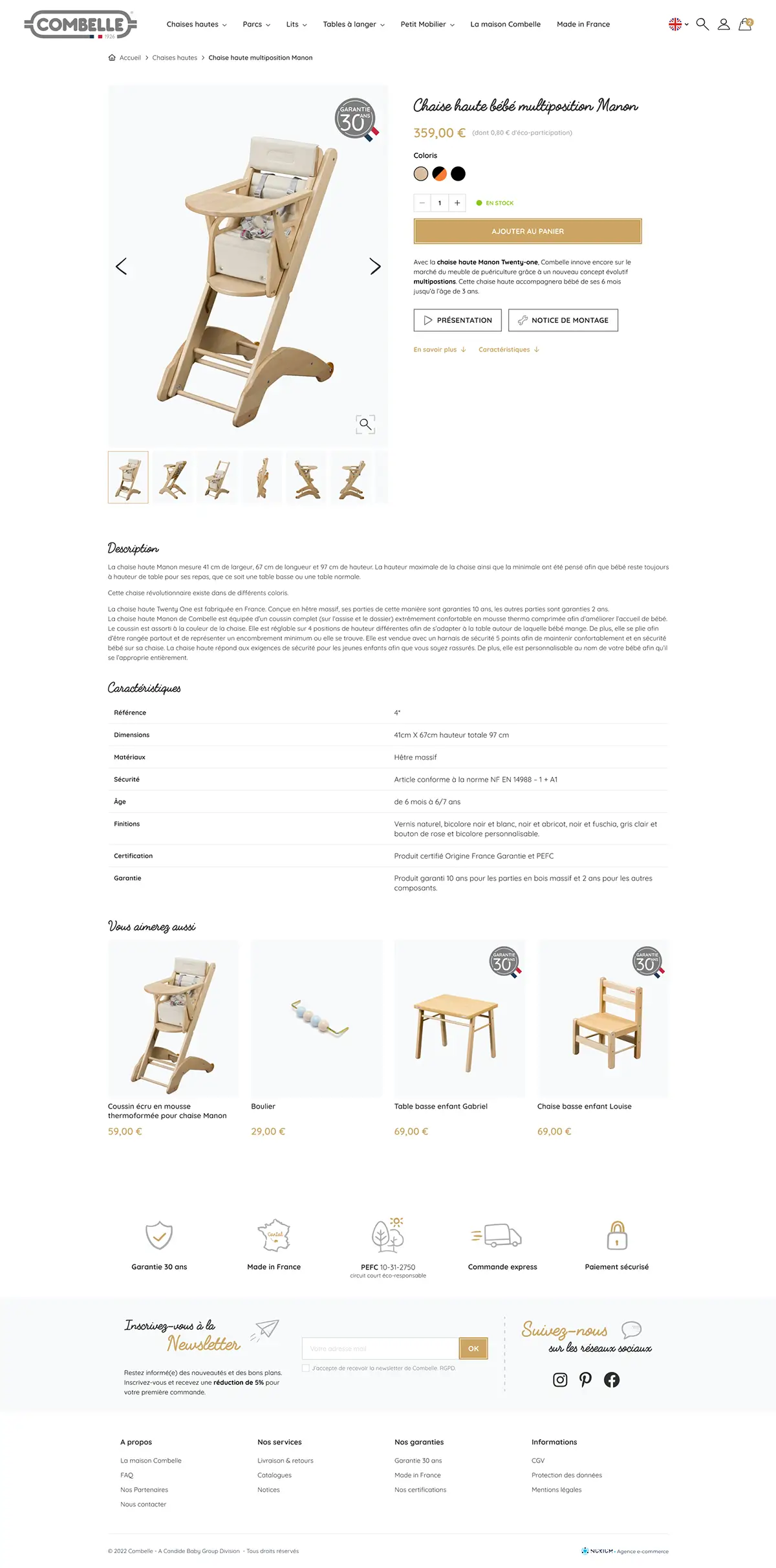 Combelle - design - produit