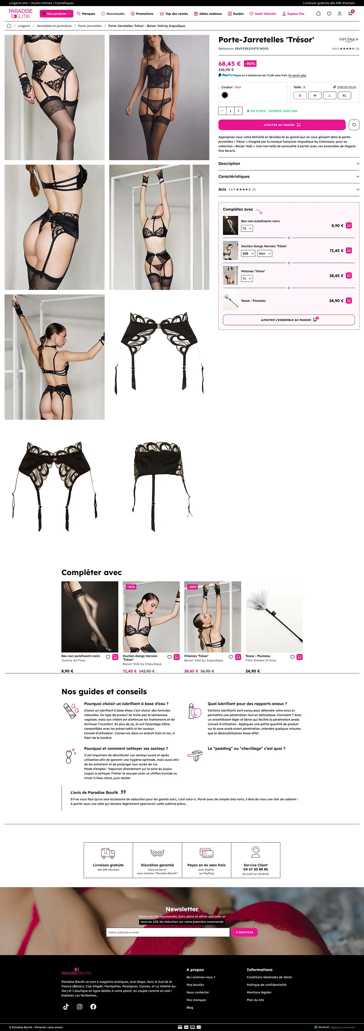 Paradise Boutik - design - produit